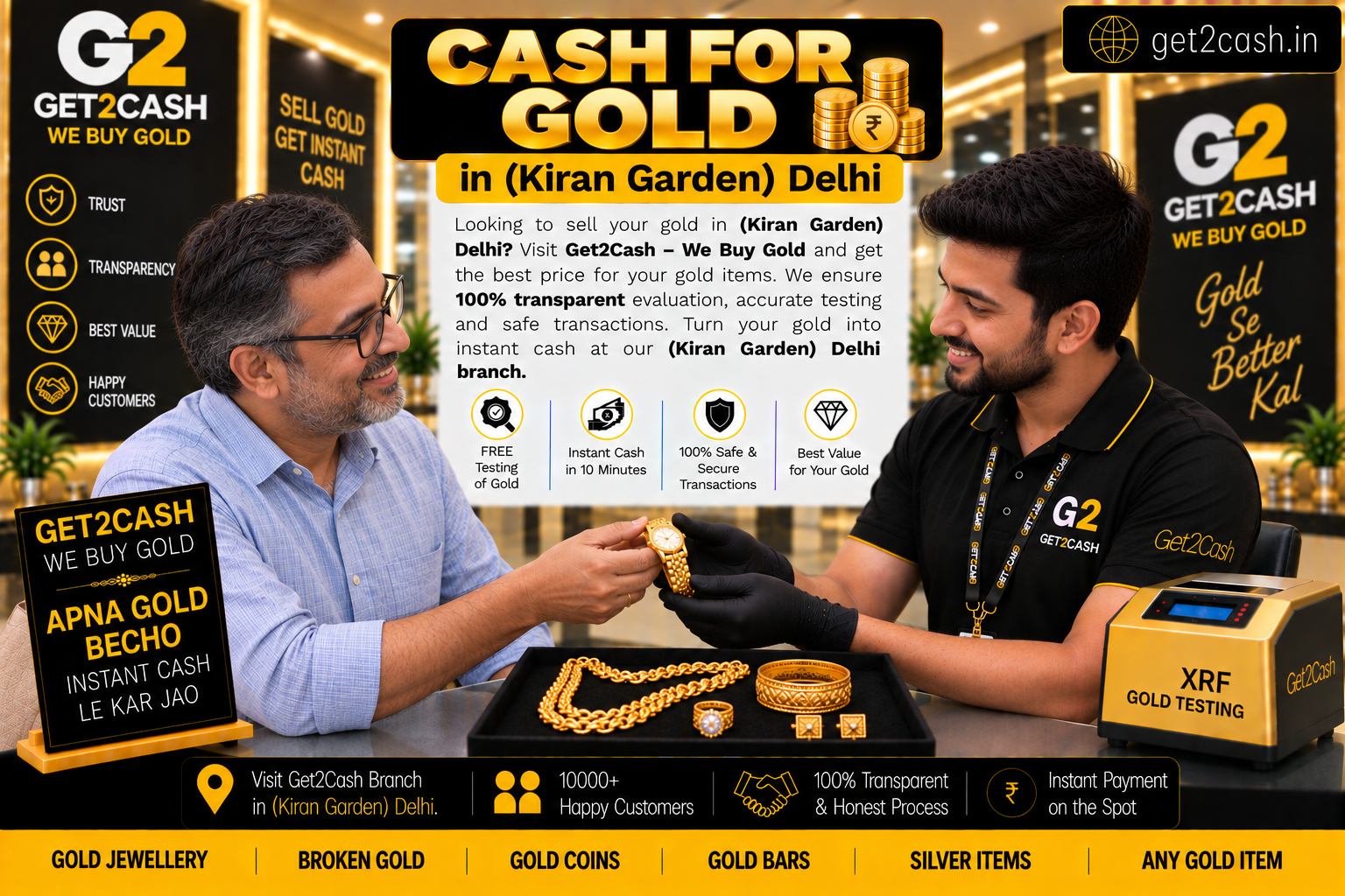 cash for gold in Kiran Garden