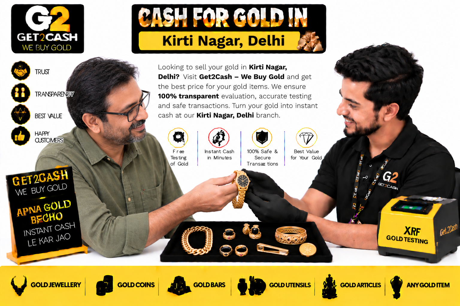 cash for gold in kirti nagar