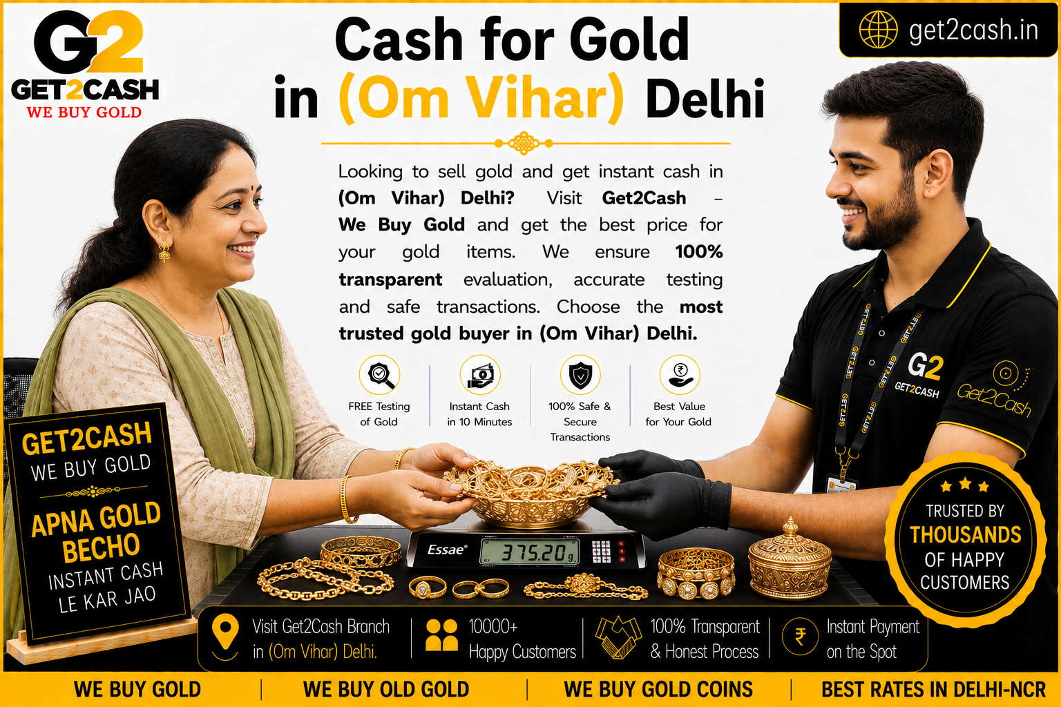 cash for gold in om vihar