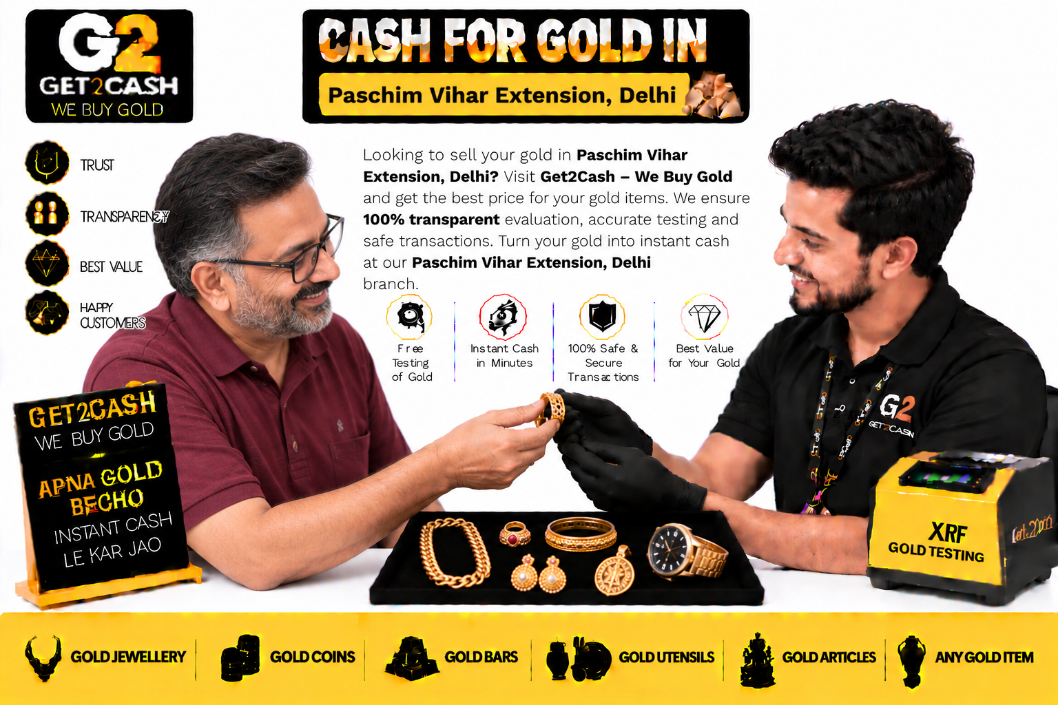 cash for gold in paschim vihar extension