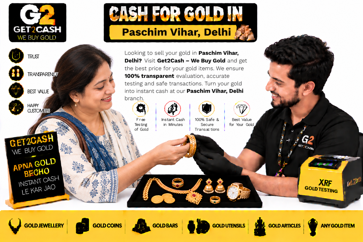 cash for gold in paschim vihar
