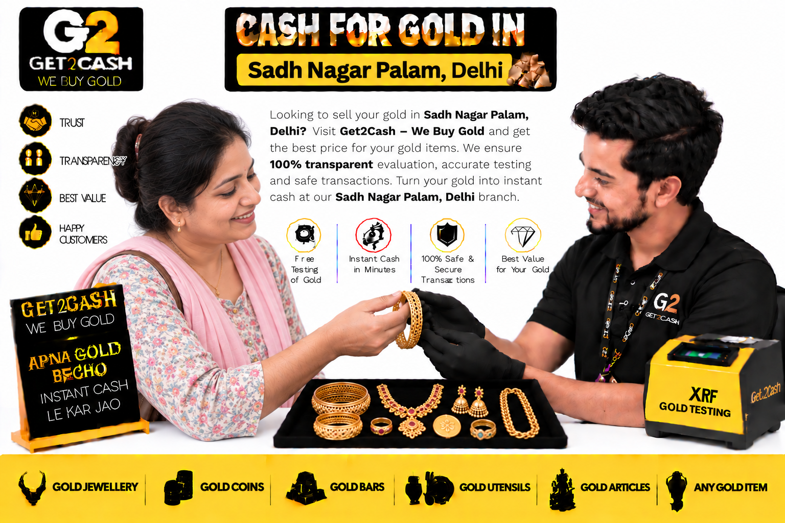 cash for gold in sadh nagar palam