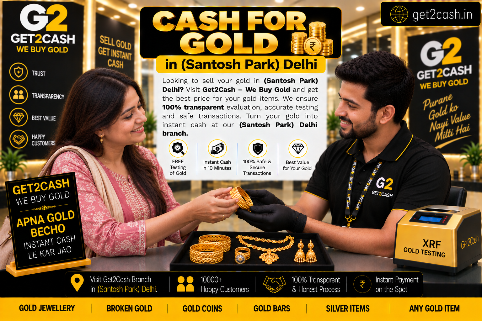cash for gold in santosh park